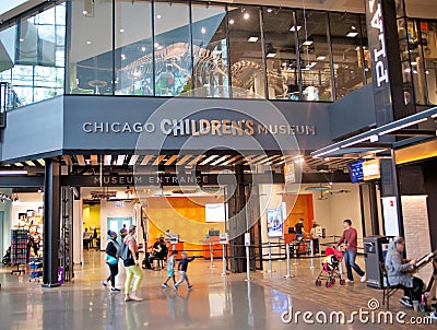 Chicago Children`s Museum Interior, Chicago, Illinois Editorial Stock Photo